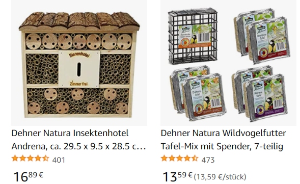 Dehner: Tierfutter und Tierbedarf via Amazon mit Rabatt