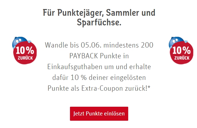 Rewe: 10 Prozent Extra-Punkte via Payback für zwei Wochen