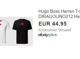 Hugo Boss: T-Shirts im Doppelpack für 44,95 Euro via Ebay