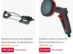 Gardena: Sale bei Amazon mit Gartenartikeln ab 5,39 Euro