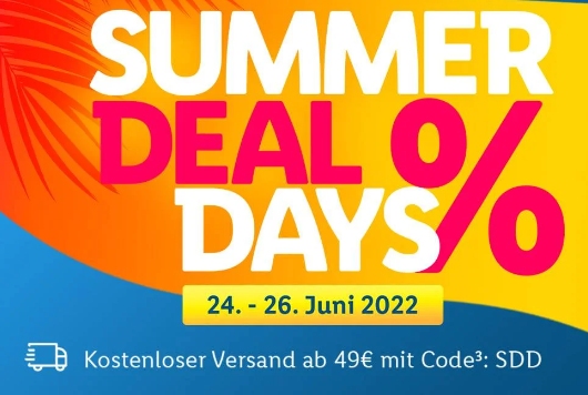 Lidl: "Summer Deal Days" mit Gratis-Versand ab 49 Euro