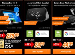 NBB: Black Week mit Lenovo Smart Clock für 24,99 Euro