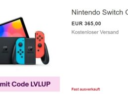 Ebay: Nintendo Switch für 328,50 Euro frei Haus