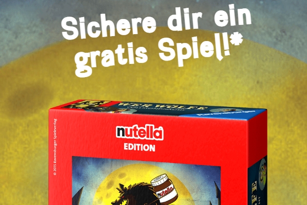 Gratis: Ravensburger-Spiel beim Kauf von Nutella-Produkten