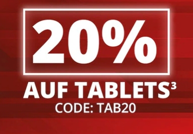 Medionshop: 20 Prozent Rabatt auf Tablets und Zubehör