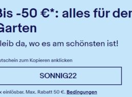 Ebay: 10 Prozent Rabatt auf Bewässerungsartikel und Pools