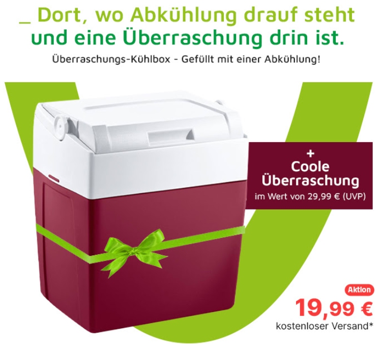 Völkner: "Überraschungs"-Kühlbox für 19,99 Euro frei Haus