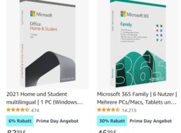 Prime Day: Microsoft 365 Family für 46,99 Euro frei Haus