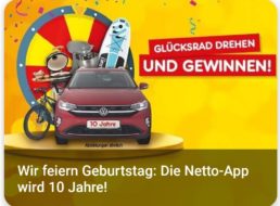 Netto-App: Ab sofort jeden Tag Gratis-Produkte im Glücksrad