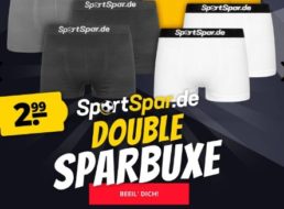 Sportspar: Sparbuxe im Doppelpack für 2,99 Euro