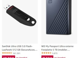 Amazon: „WD My Passport Ultra“ mit fünf TByte für 126 Euro frei Haus