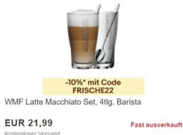 WMF: Viererset „Latte Macchiato“-Gläser für 19,79 Euro frei Haus