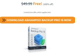 Gratis: Ashampoo Backup Pro 15 zum Nulltarif