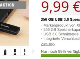 Druckerzubehoer.de: USB-Stick mit 256 GByte für 9,99 Euro