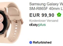 Ebay: Samsung Galaxy Watch 4 SM-R865F als B-Ware für 89,91 Euro