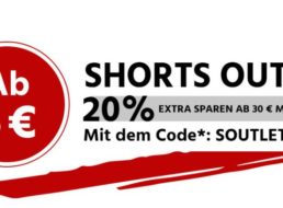 Jeans Direct: 20 Prozent Rabatt auf Shorts