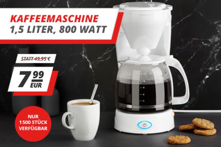 Druckerzubehoer: Einsteiger-Kaffeemaschine für 7,99 Euro