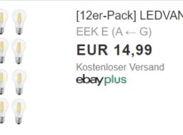 Ebay: 12er-Pack LEDVANCE-Birnen mit Bluetooth für 14,99 Euro