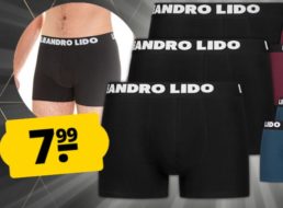 Sportspar: Dreierpack Boxershorts „Leandro Lido“ für 7,99 Euro