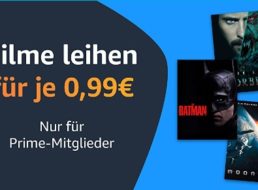 Prime Video: Filme für 99 Cent leihen bis Sonntag Abend