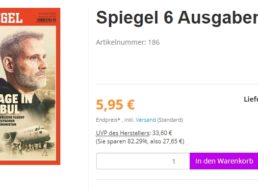 Spiegel: Sechs Ausgaben mit automatischem Ende für 5,95 Euro