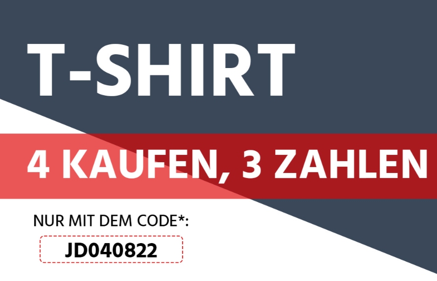 Jeans Direct: Vier T-Shirts zum Preis von dreien