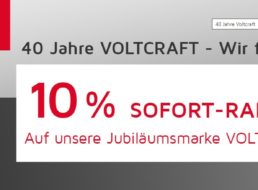 Völkner: 10 Prozent Rabatt & Gratis-Versand auf Voltcraft-Ware