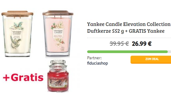 Dealclub: Kerzenset von "Yankee Candle" für 26,99 Euro frei Haus