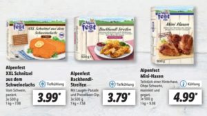 Lidl: Alpenfest mit Mini-Haxen und XXL-Schnitzel