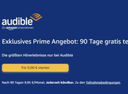 Gratis: 3 Monate Audible für Prime-Kunden geschenkt