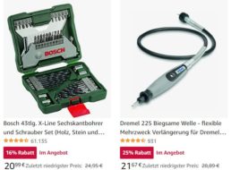 Bosch: Heimwerker- und Gartenartikel via Amazon mit Rabatt