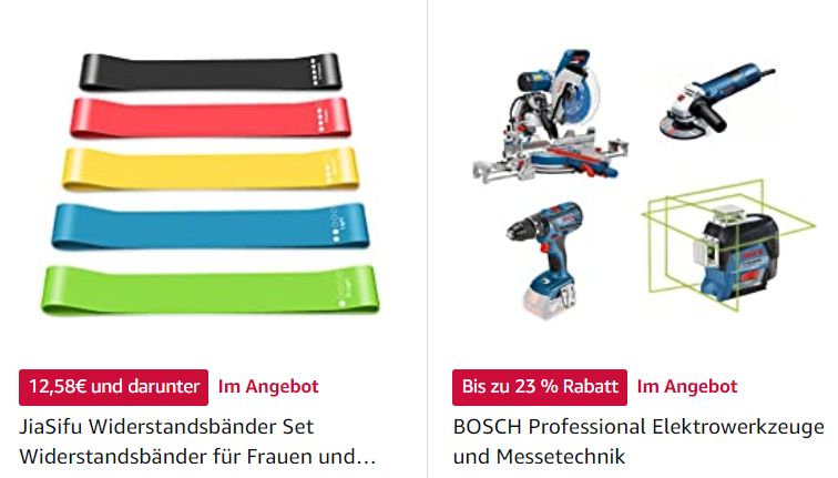 Amazon: Geräte von Bosch-Professional für eine Woche mit Rabatt