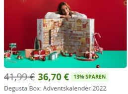 Groupon: Degustabox-Adventskalender für 31,20 Euro frei Haus