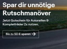 Ebay: 10 Prozent Rabatt auf Winterreifen und Felgen