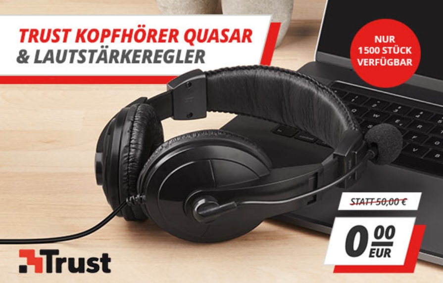 Gratis: Headset bei Druckerzubehoer ab 19,99 Euro Bestellwert geschenkt