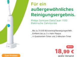 Völkner: Philips Sonicare DailyClean 1100 für 18,99 Euro frei Haus