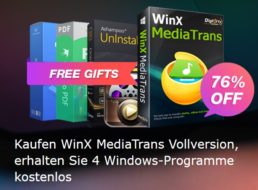 WinX MediaTrans: 4 Software-Produkte zum Kauf geschenkt