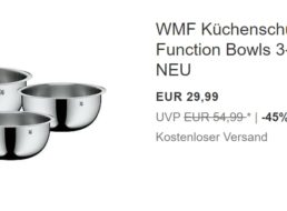 WMF: Küchenschüssel-Satz für 29,99 Euro frei Haus