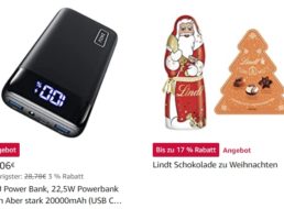 Amazon: Iniu-Powerbank mit 20.000 mAh für 28,06 Euro