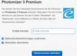 Gratis: Photomizer 3 Premium vom Hersteller geschenkt