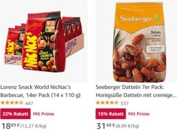 Amazon: „Chips und Snacks“ von Seeberger & Co. mit Rabatt