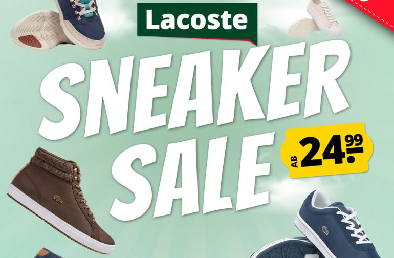 Lacoste: Sonnenbrillen, Sneaker und mehr ab 24,99 Euro