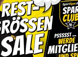 Sportspar: Restgrößen-Sale mit Schnäppchen ab 43 Cent