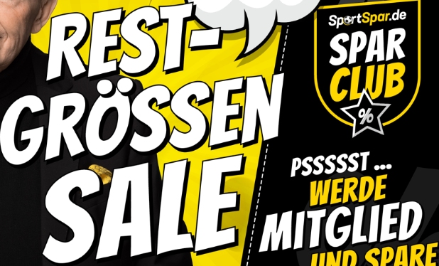 Sportspar: Restgrößen-Sale mit Schnäppchen ab 43 Cent