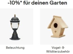 Ebay: Vogelfutter und Vogelhäuser mit zehn Prozent Rabatt