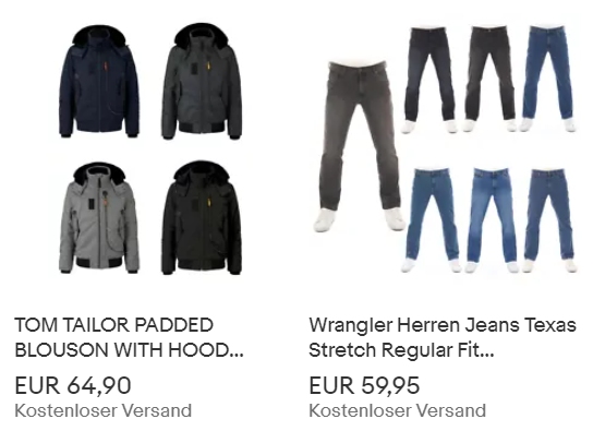 Wrangler: Jeans für 39,96 Euro frei Haus via Ebay