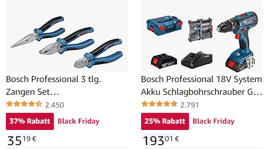 Bosch Professional: Rabattaktion nur noch bis Mitternacht
