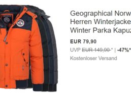 Ebay: Winterjacken von „Geographical Norway“ für 79,90 Euro