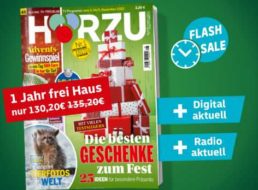 Hörzu: Jahresabo für 130,20 Euro mit Otto-Gutschein über 130 Euro