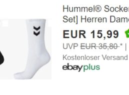 Hummel: Socken im Zwölferpack für 15,99 Euro frei Haus